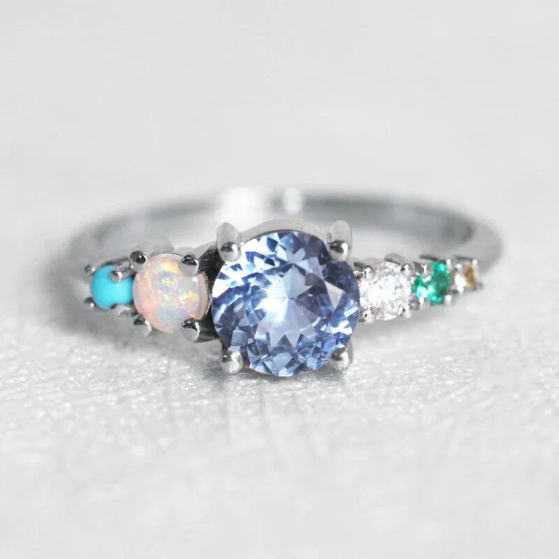 sapphire-cluster-ring